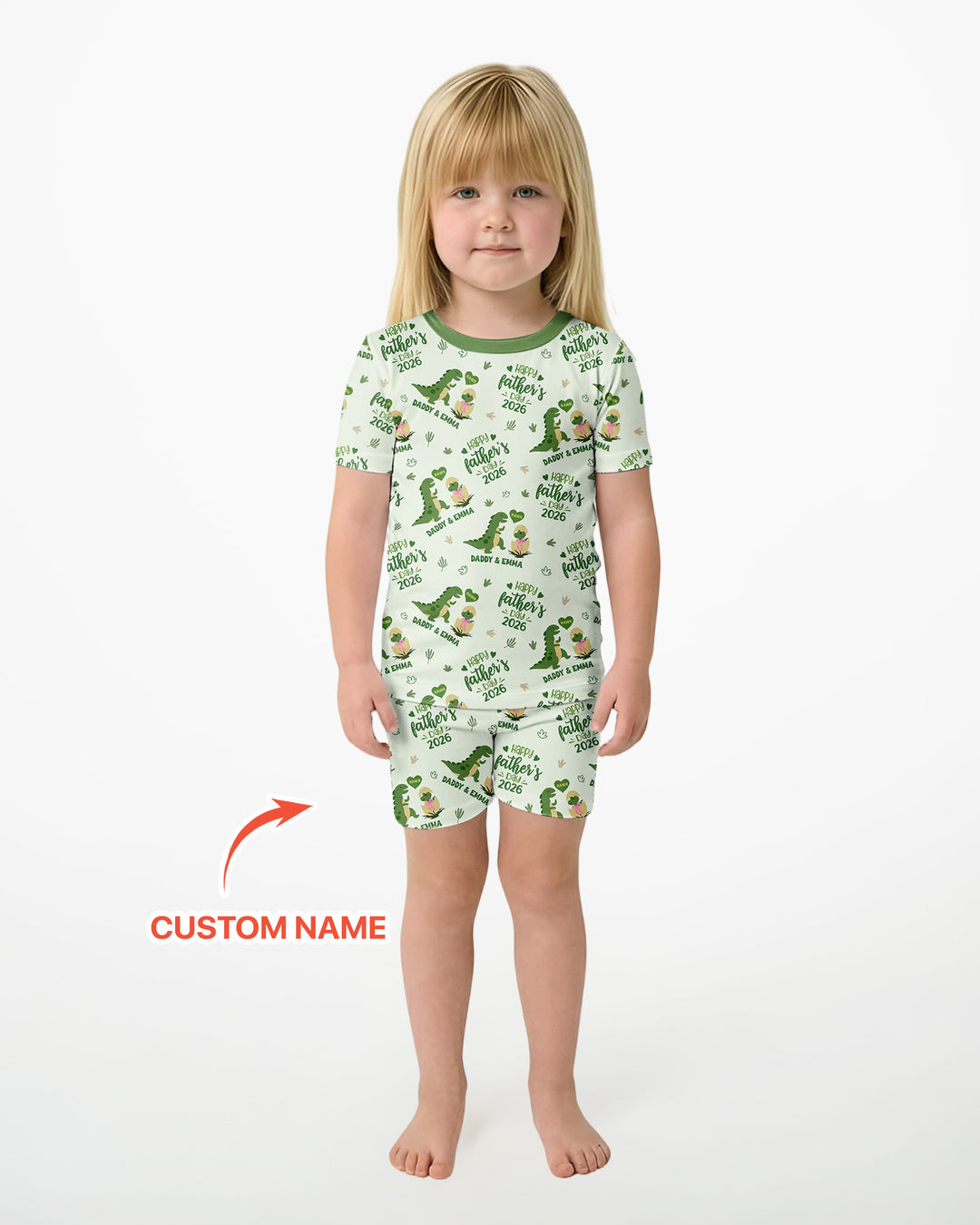 Zweiteiliges Pyjama-Set mit kurzen Ärmeln und Shorts im Sommer-Design