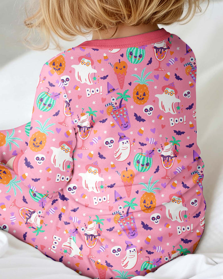 Summerween Doodles Bamboo Convertible Zippy