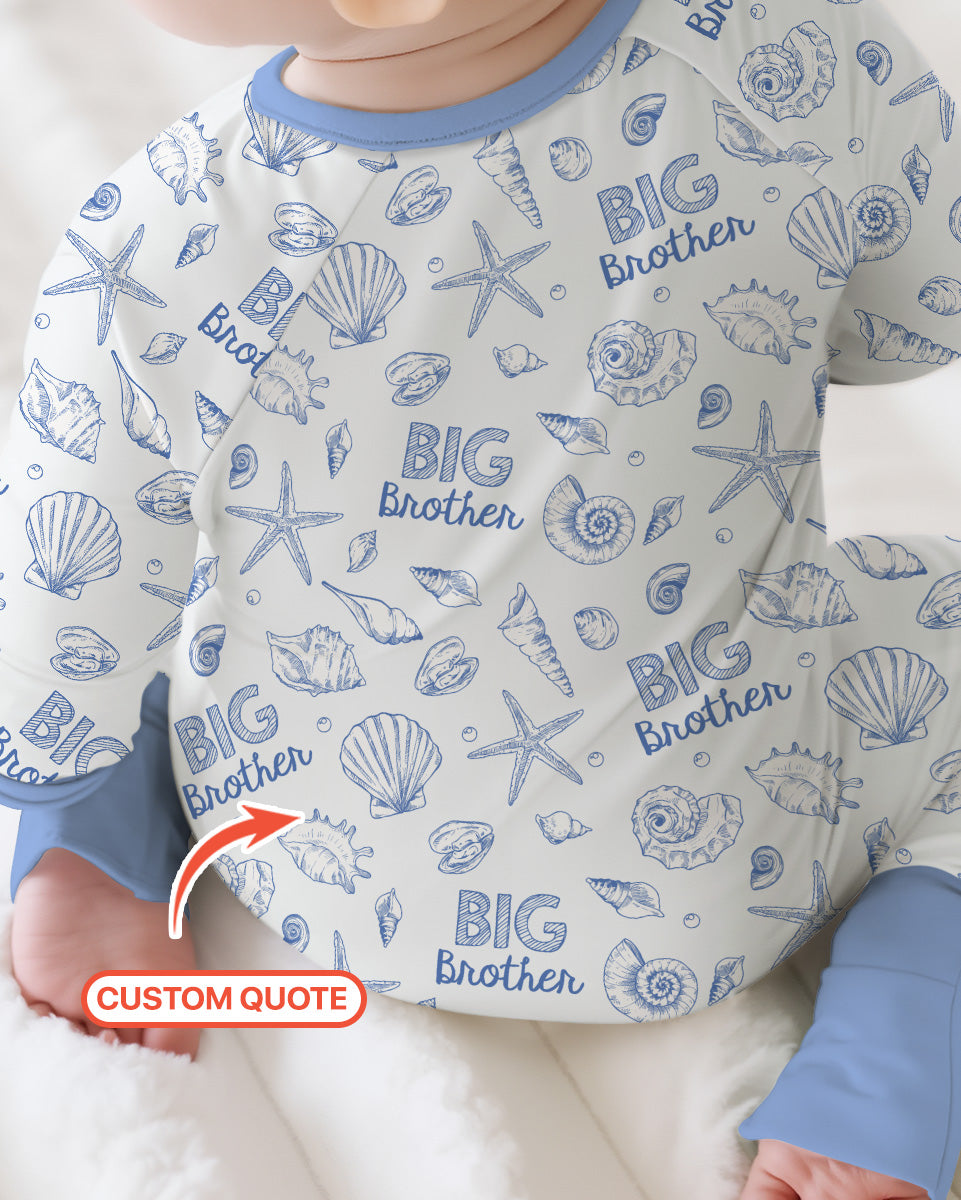 Coquette Seashell Matching Sibling Bamboo Convertible Zippy