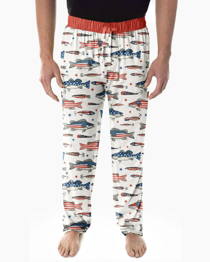 Hooked On Freedom Bamboo Men's Pajama Set