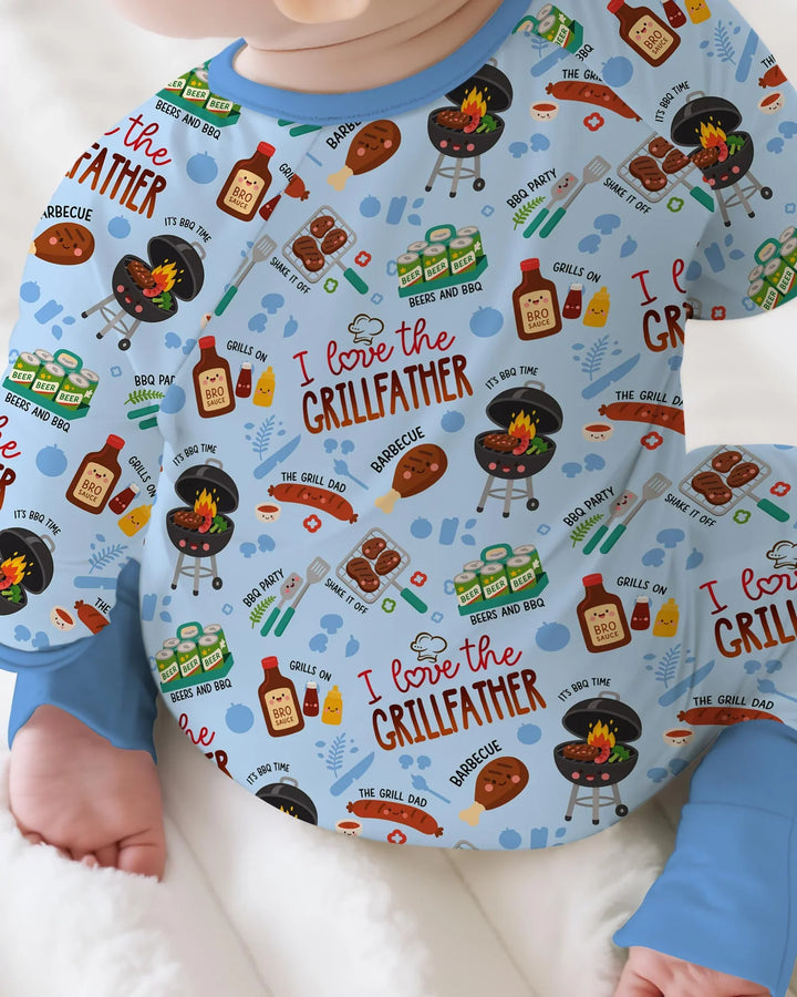 Gerippte Babykleidung mit individuellem Foto - Weich &amp; Skizzenhaft