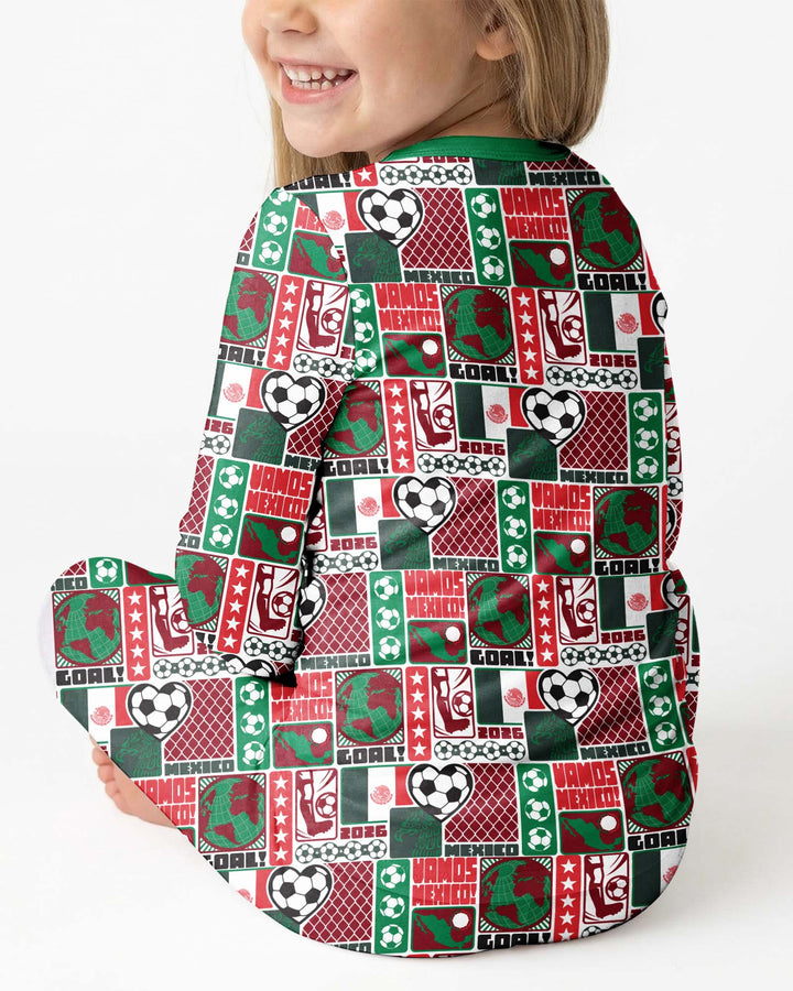Conjunto de pijama de dos piezas de bambú de manga larga