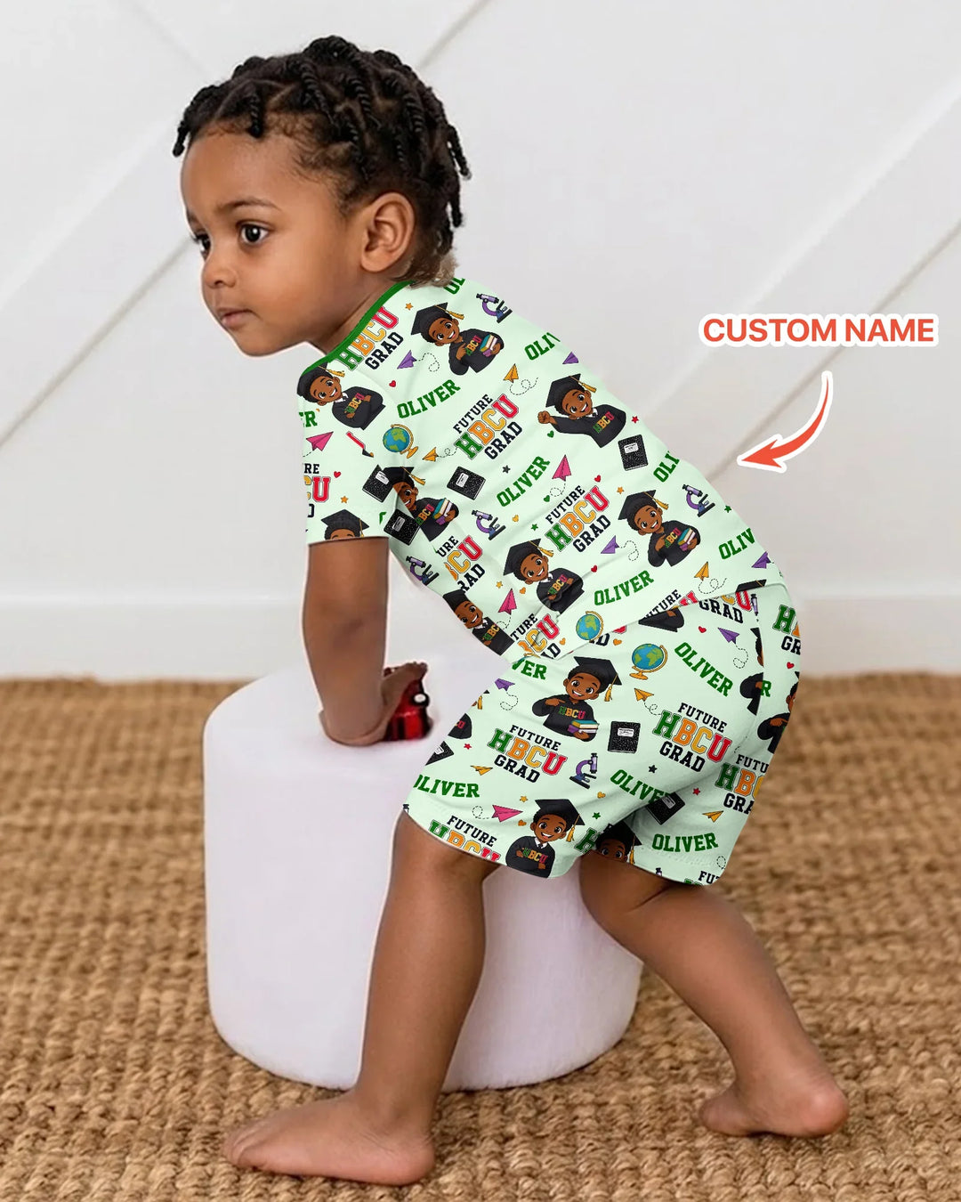 Conjunto de Pijama de Dos Piezas de Bambú con Mangas Cortas y Pantalones Cortos
