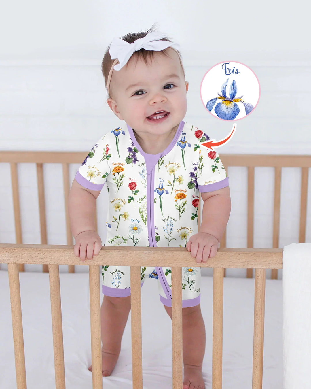 Marian Garden Bamboo Shorty Zippy