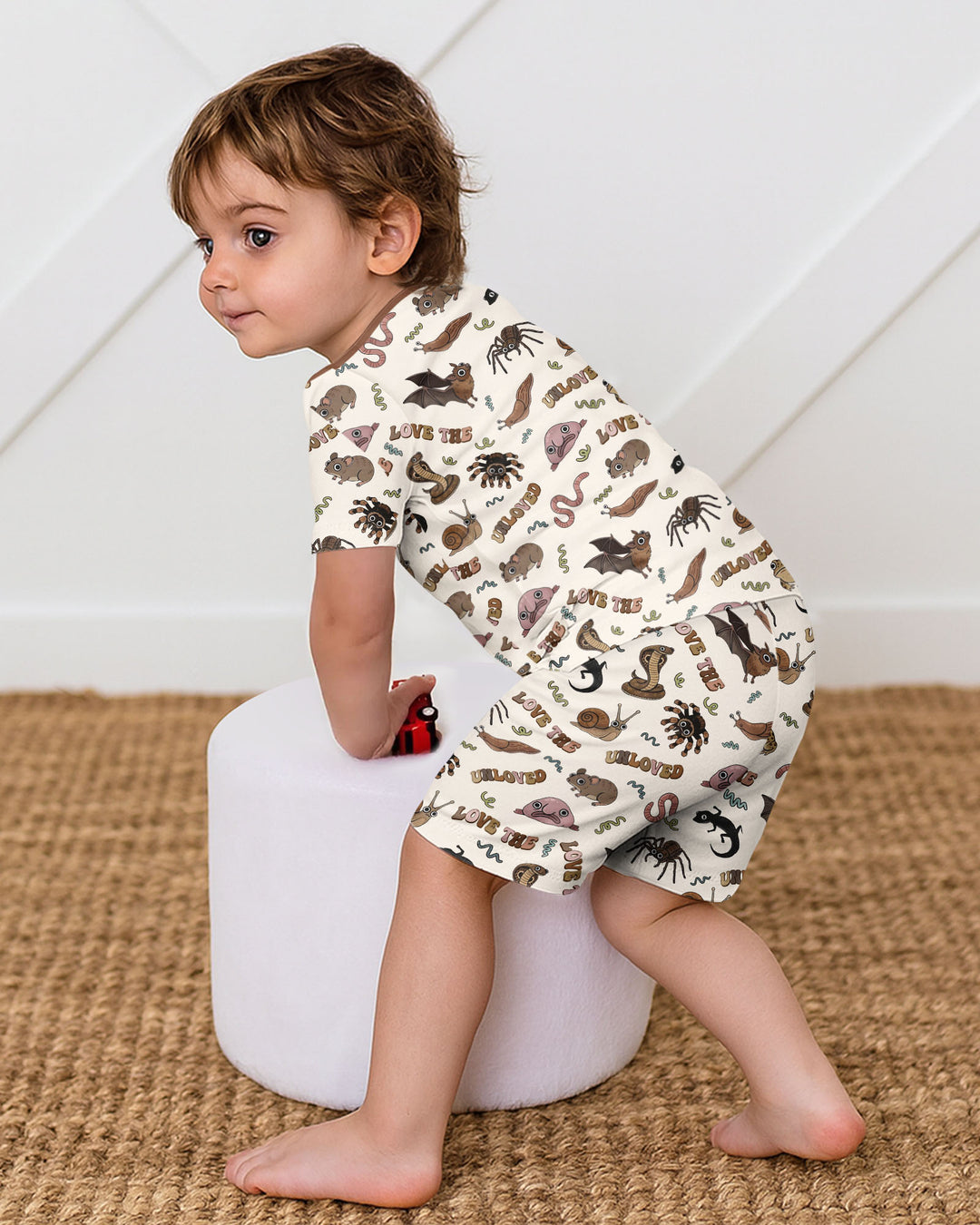 Love The Unloved Bamboo Two Piece Short Sleeve Shorts Pajama Set