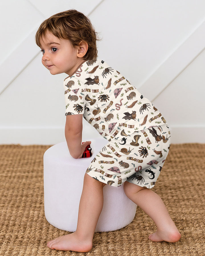 Love The Unloved Bamboo Two Piece Short Sleeve Shorts Pajama Set