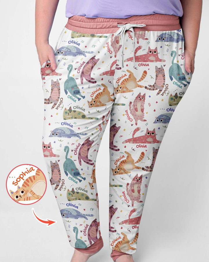 Template Damen Pyjama-Set aus personalisiertem Bambus