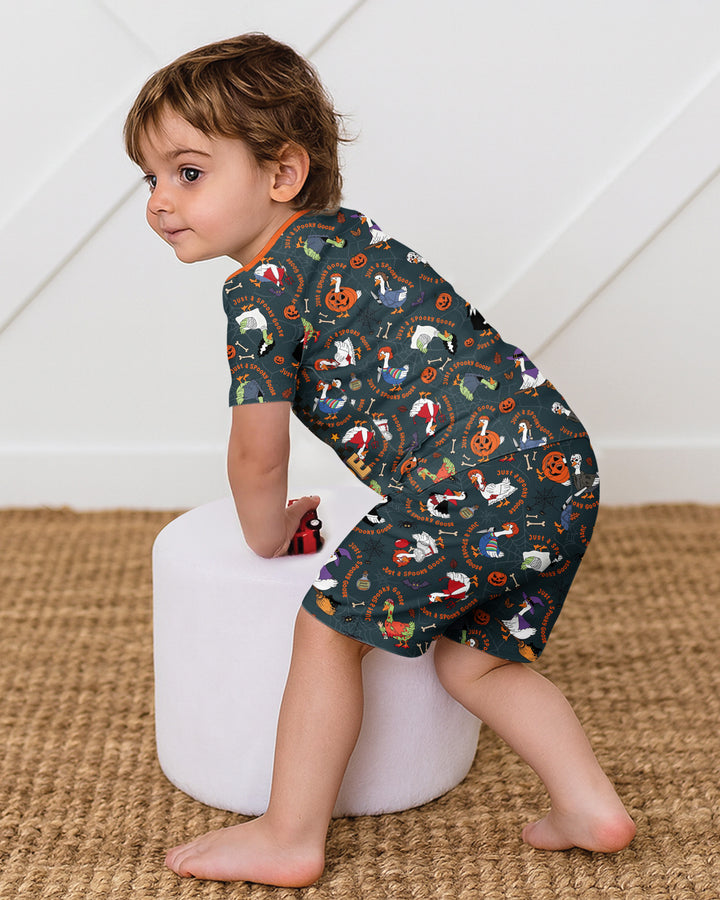 Schlafanzug-Set zweiteilig, kurze Ärmel, kurze Hose, Bambus