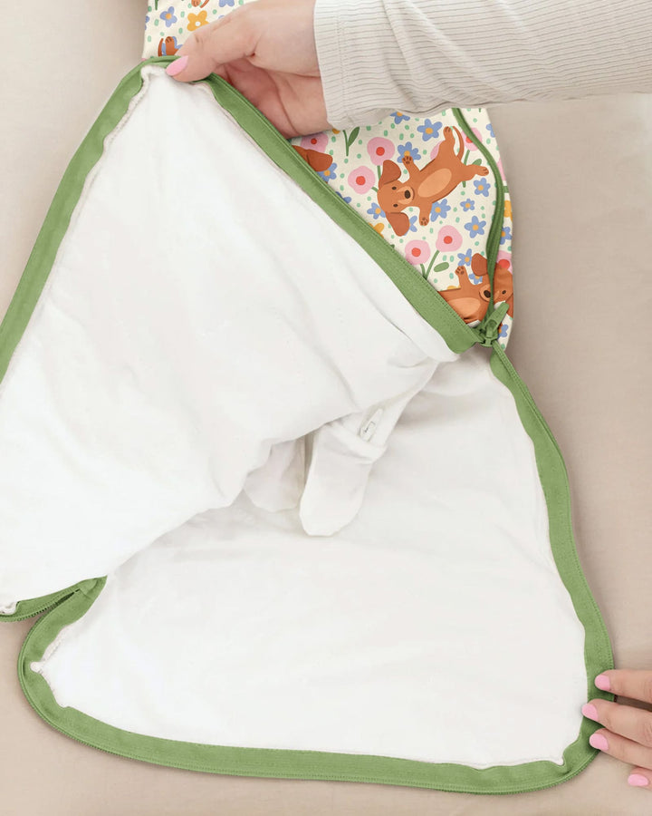 Dachshund Blooms Family Matching Bamboo Sleep Bag