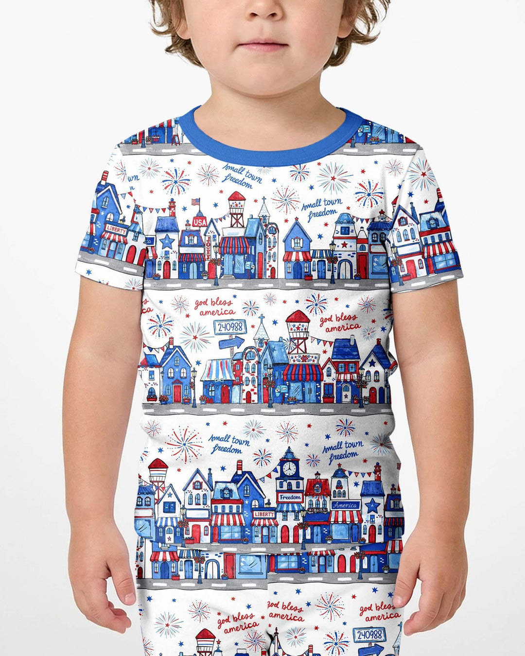 Conjunto de Pijama de Dos Piezas de Bambú con Mangas Cortas y Pantalones Cortos