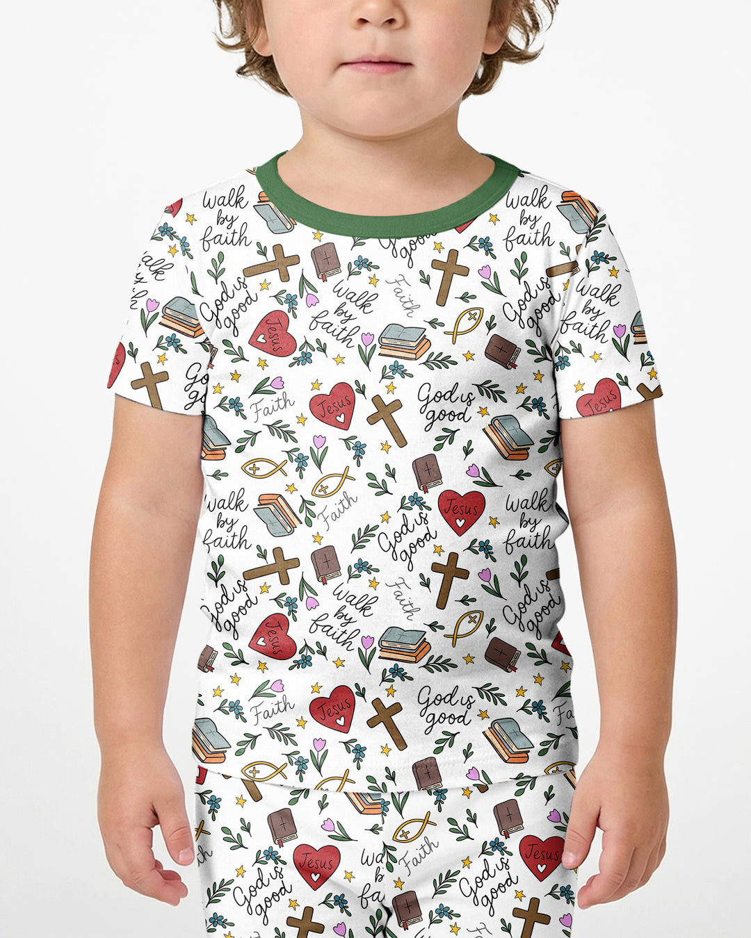 Conjunto de Pijama de Dos Piezas de Bambú con Mangas Cortas y Pantalones Cortos