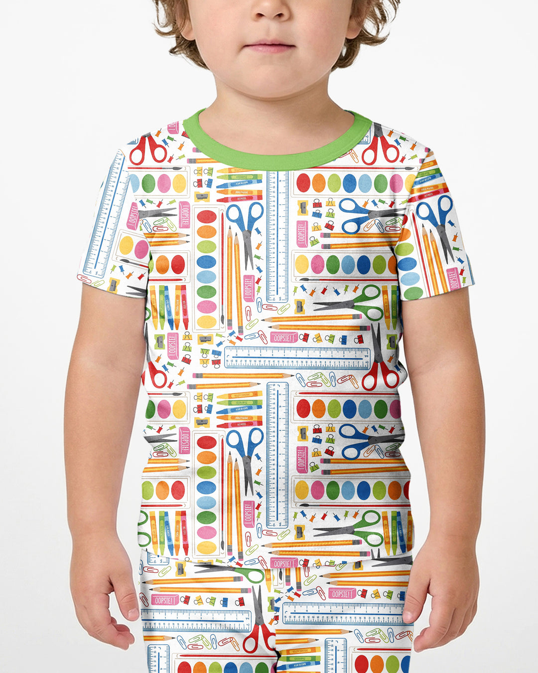 Craft Corner Bamboo Two Piece Short Sleeve Shorts Pajama Set