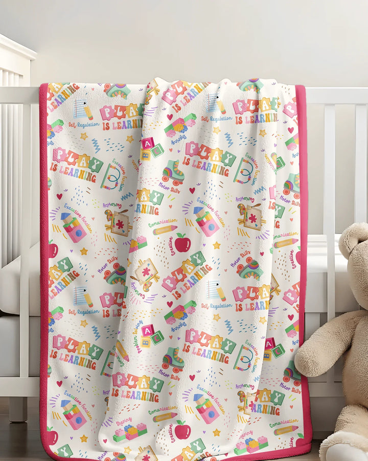 Play and Learn Bamboo Blanket
