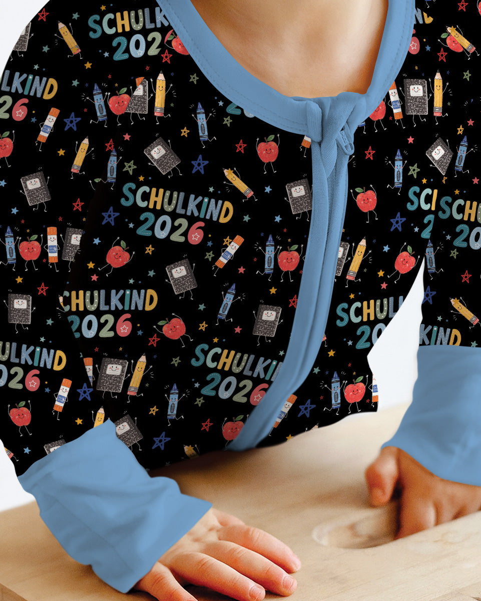 Gerippte Babykleidung mit individuellem Foto - Weich &amp; Skizzenhaft