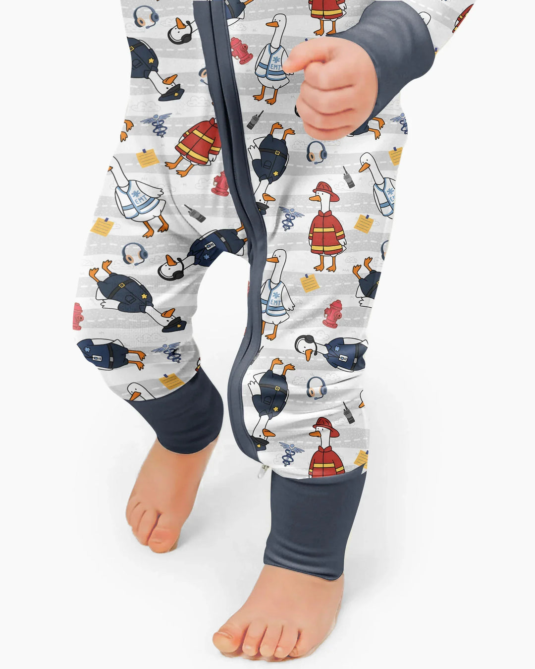 Gerippte Babykleidung mit individuellem Foto - Weich &amp; Skizzenhaft