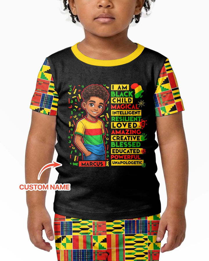 Pijama de bambú de dos piezas de manga corta con pantalón corto, plantilla personalizada