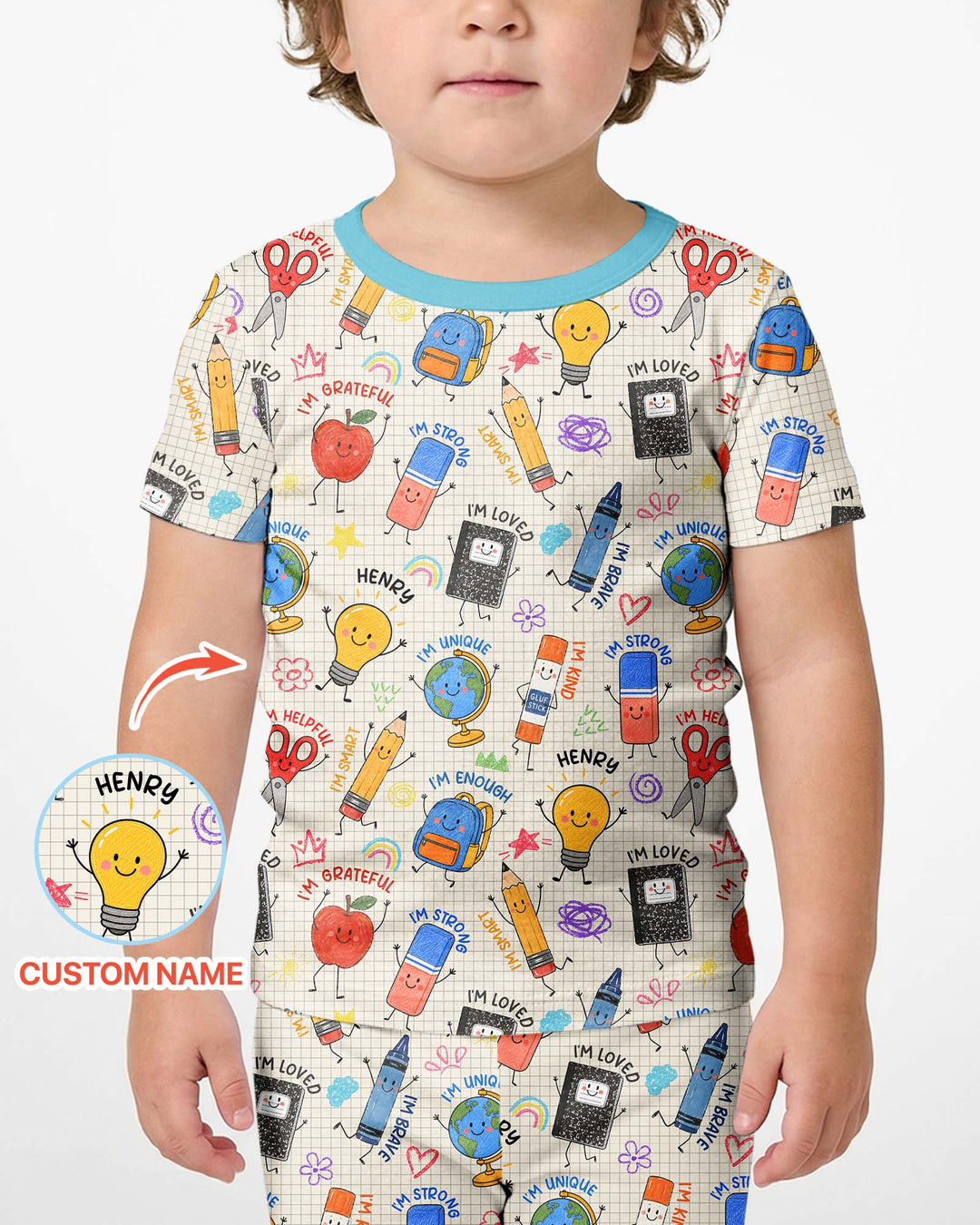 Conjunto de Pijama de Dos Piezas de Bambú con Mangas Cortas y Pantalones Cortos