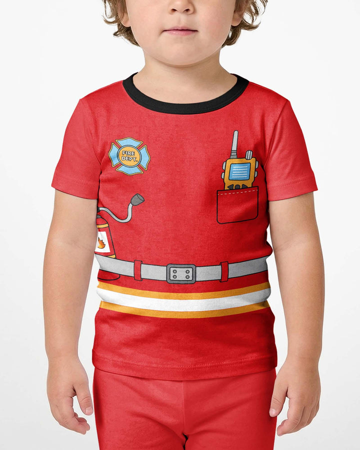 Conjunto de Pijama de Dos Piezas de Bambú con Mangas Cortas y Pantalones Cortos