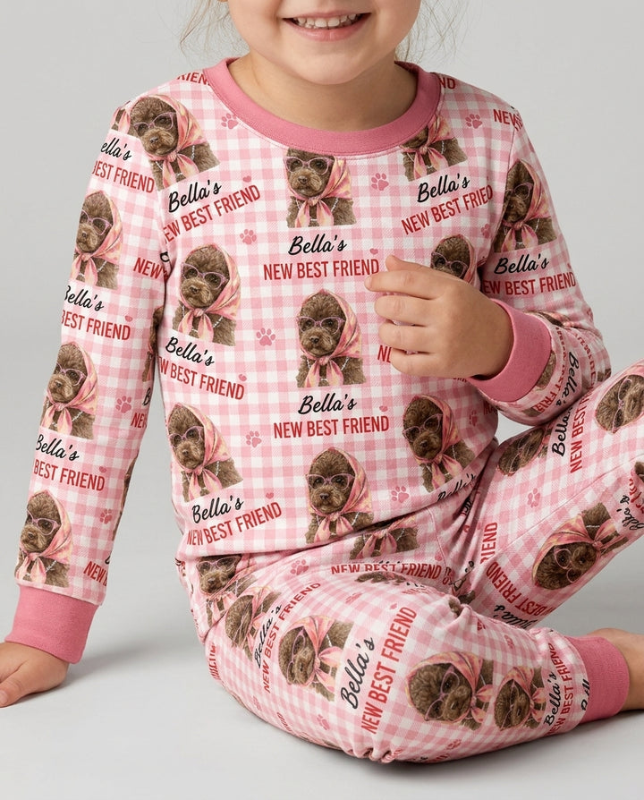 New Best Friend Bamboo Two Piece Long Sleeve Pajama Set