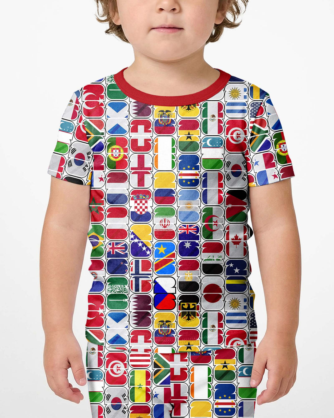 We Are 26 Family Matching Bamboo Two Piece Short Sleeve Shorts Pajama Set