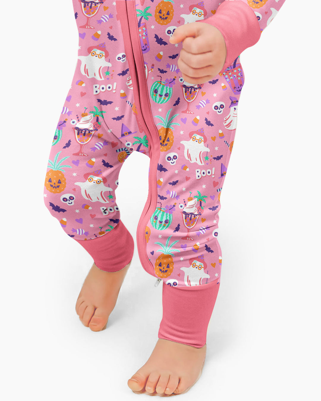 Summerween Doodles Bamboo Convertible Zippy