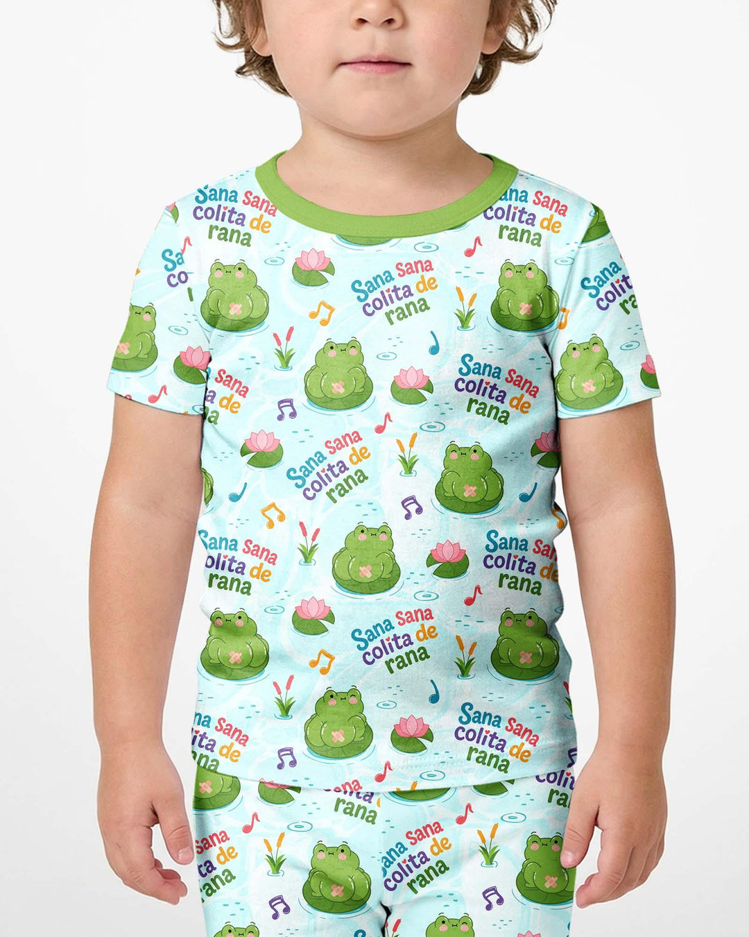 Conjunto de Pijama de Dos Piezas de Bambú con Mangas Cortas y Pantalones Cortos