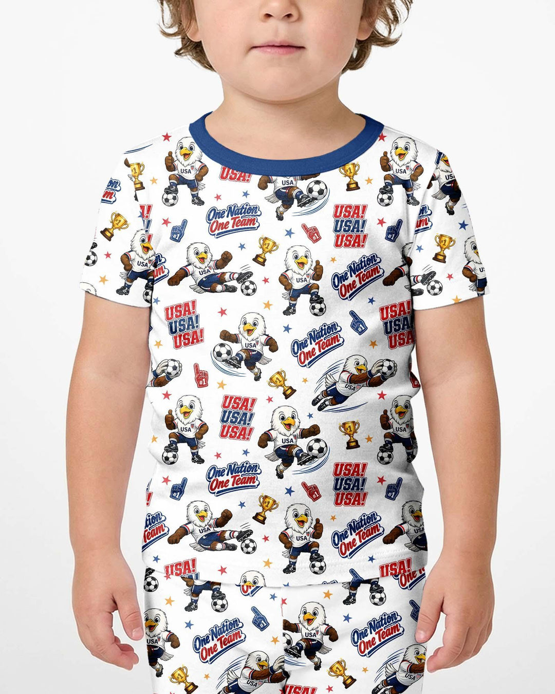 Conjunto de Pijama de Dos Piezas de Bambú con Mangas Cortas y Pantalones Cortos