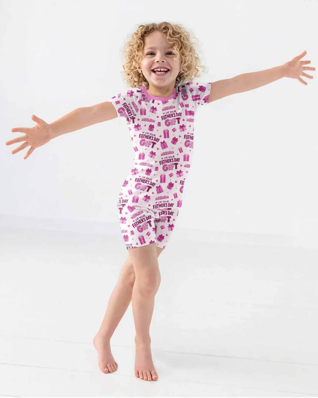 I'm Your Father's Day Gift Bamboo Two Piece Short Sleeve Shorts Pajama Set