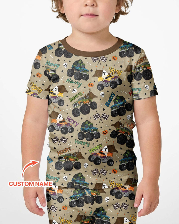 Conjunto de Pijama de Dos Piezas de Bambú con Mangas Cortas y Pantalones Cortos