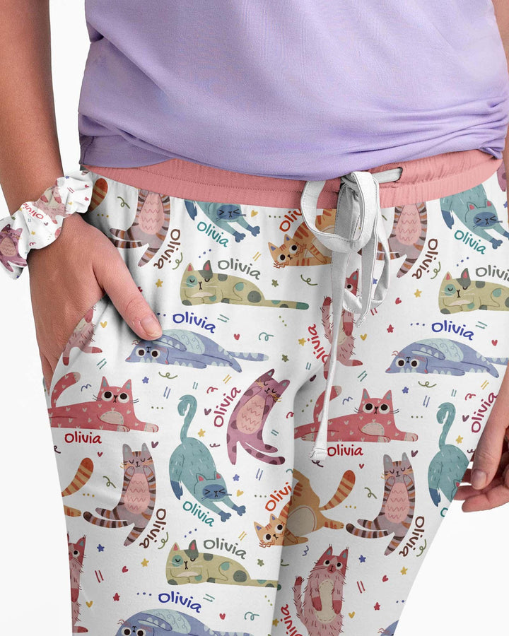 Template Damen Pyjama-Set aus personalisiertem Bambus