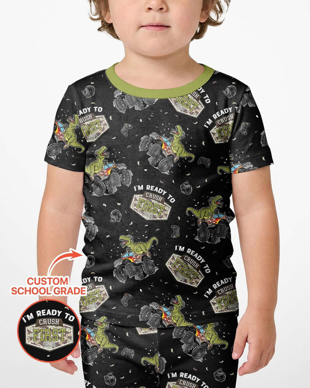 Conjunto de Pijama de Dos Piezas de Bambú con Mangas Cortas y Pantalones Cortos