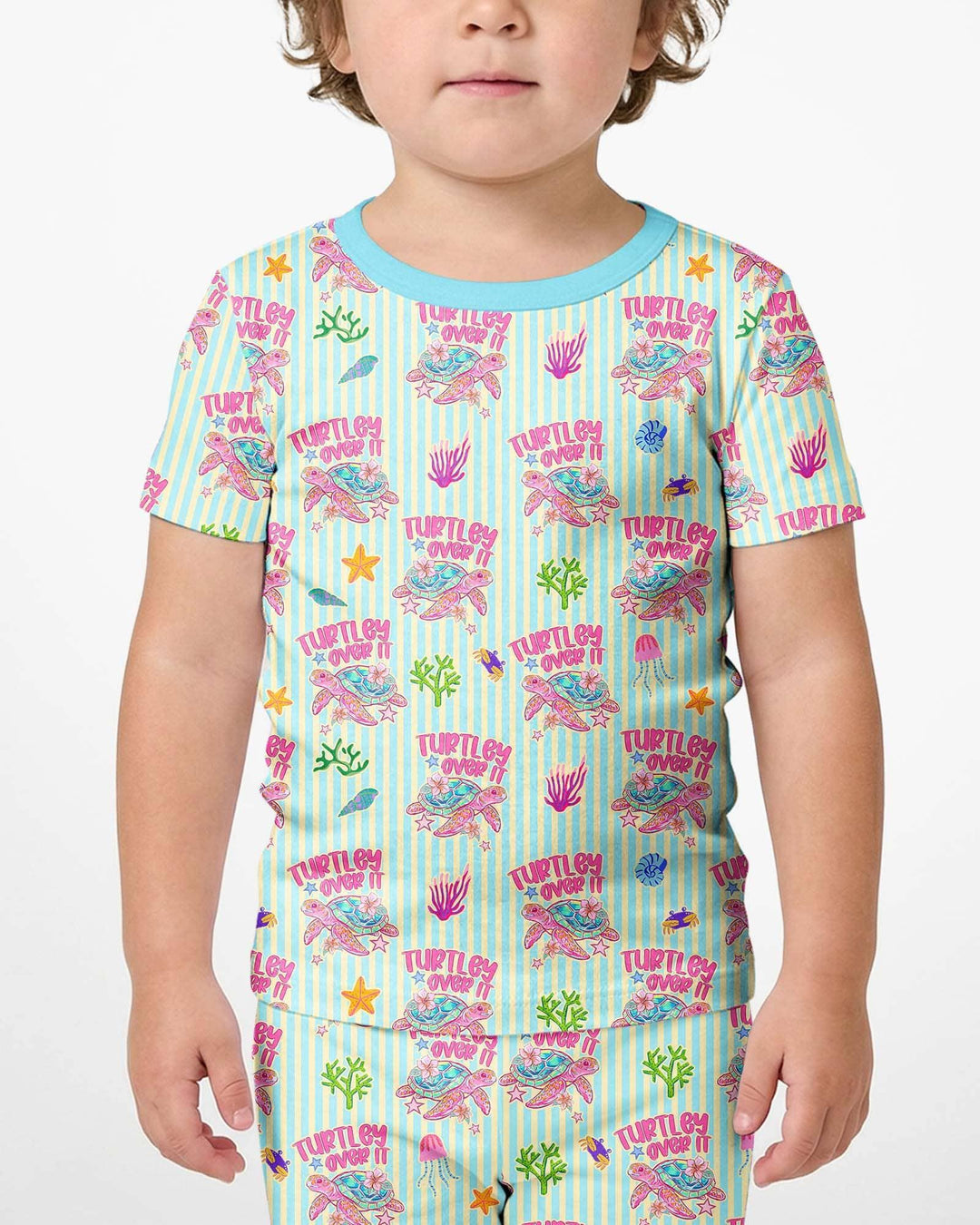 Conjunto de Pijama de Dos Piezas de Bambú con Mangas Cortas y Pantalones Cortos