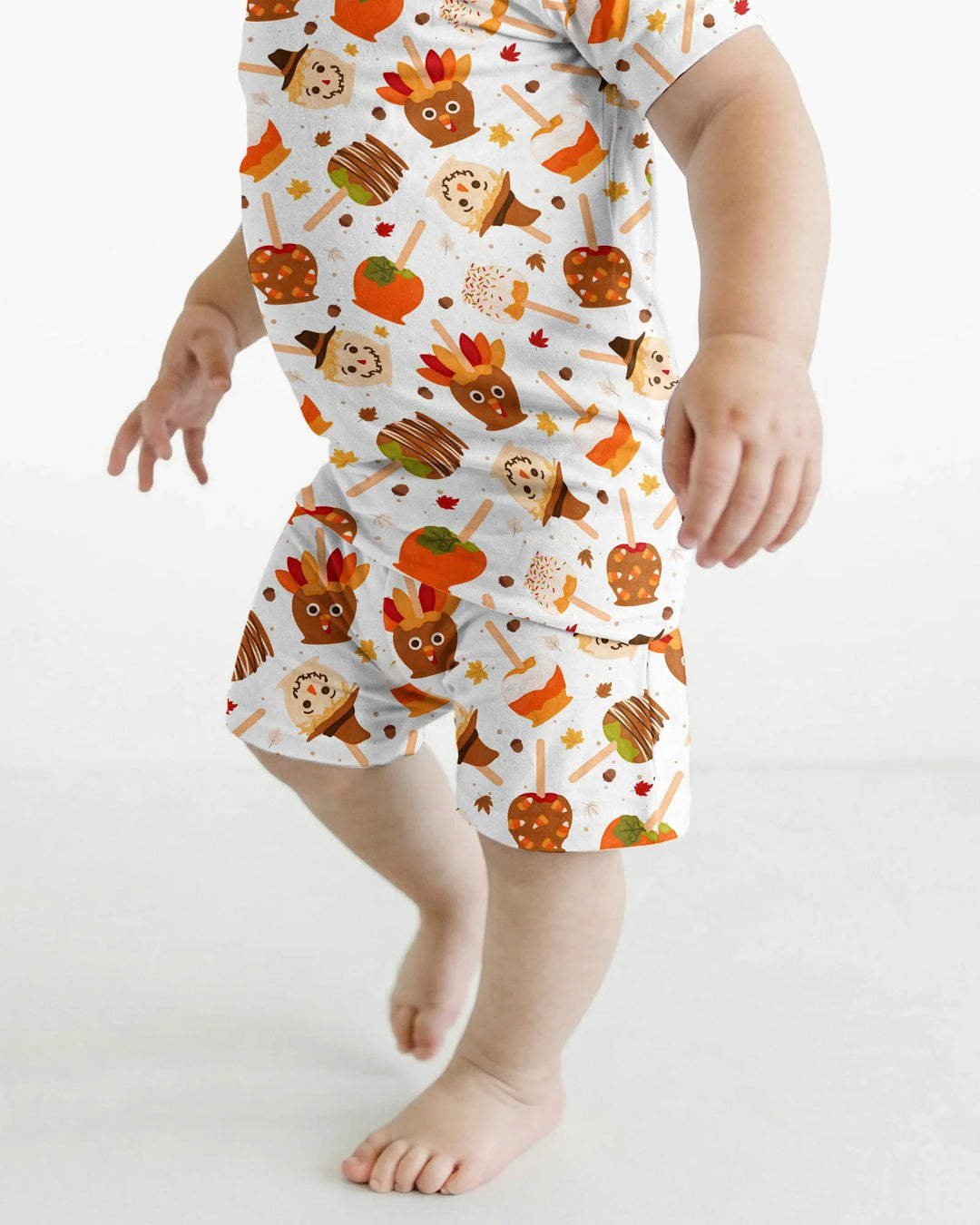 Schlafanzug-Set zweiteilig, kurze Ärmel, kurze Hose, Bambus