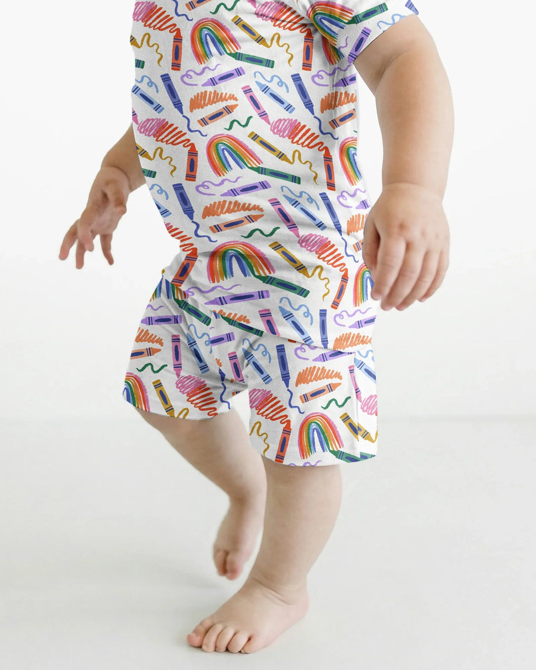 Schlafanzug-Set zweiteilig, kurze Ärmel, kurze Hose, Bambus