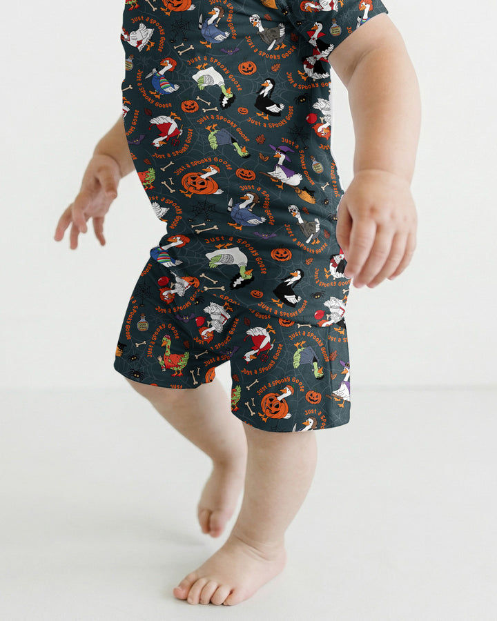 Schlafanzug-Set zweiteilig, kurze Ärmel, kurze Hose, Bambus