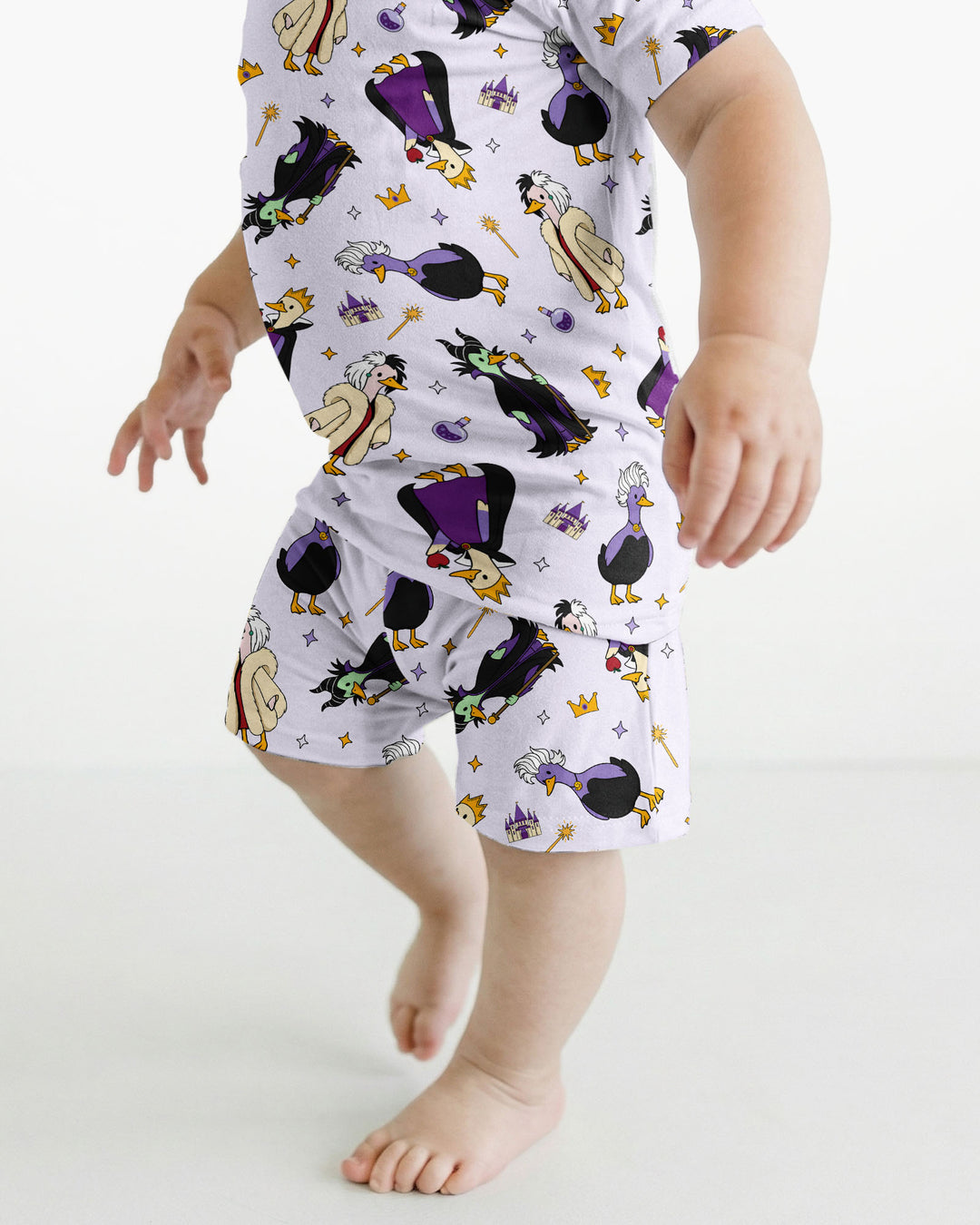 Conjunto de Pijama de Dos Piezas de Bambú con Mangas Cortas y Pantalones Cortos