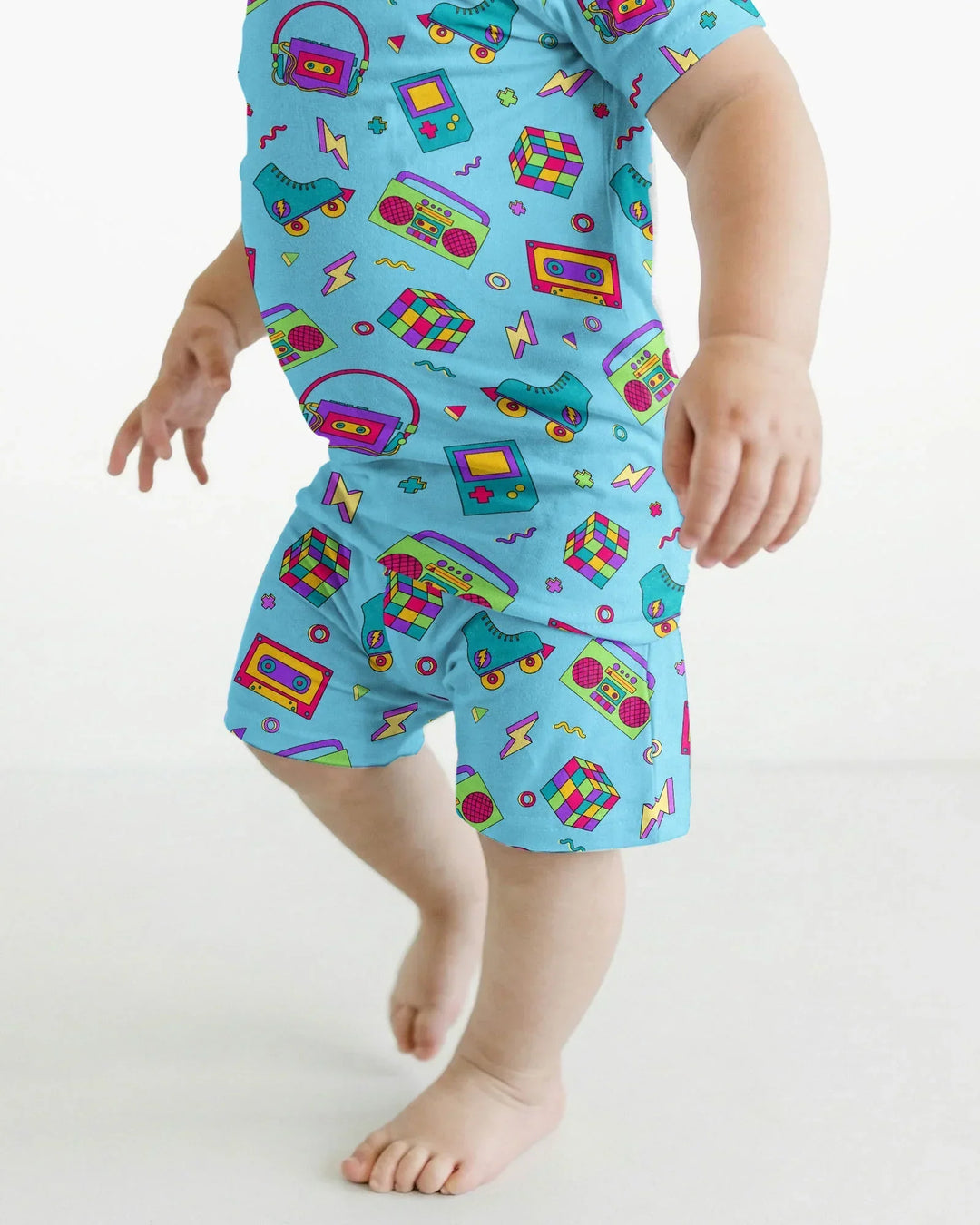 Pijama de dos piezas de bambú de manga corta y pantalón corto "El mejor papá del mundo"