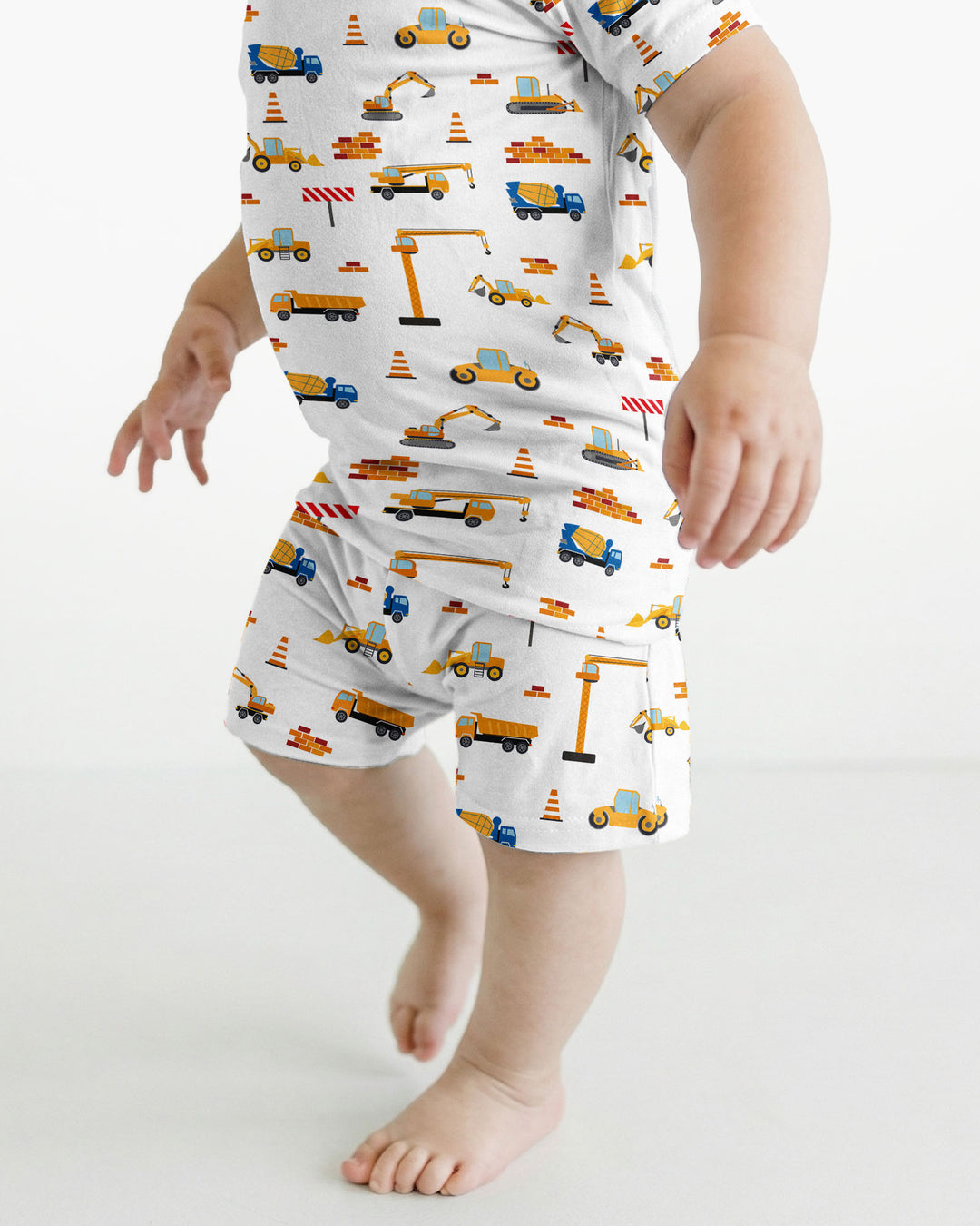 Konstruktion Bambus Zweiteiliger Kurzarm-Shorts-Pyjama-Set