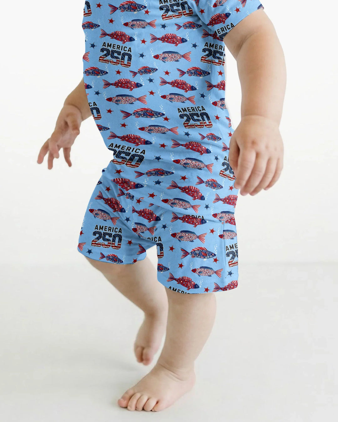 Conjunto de Pijama de Dos Piezas de Bambú con Mangas Cortas y Pantalones Cortos