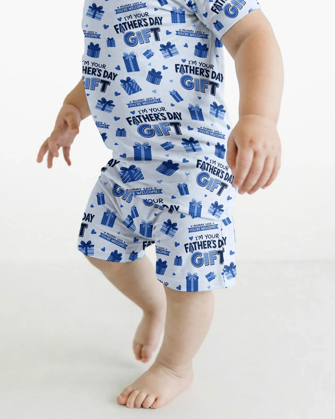 I'm Your Father's Day Gift Bamboo Two Piece Short Sleeve Shorts Pajama Set