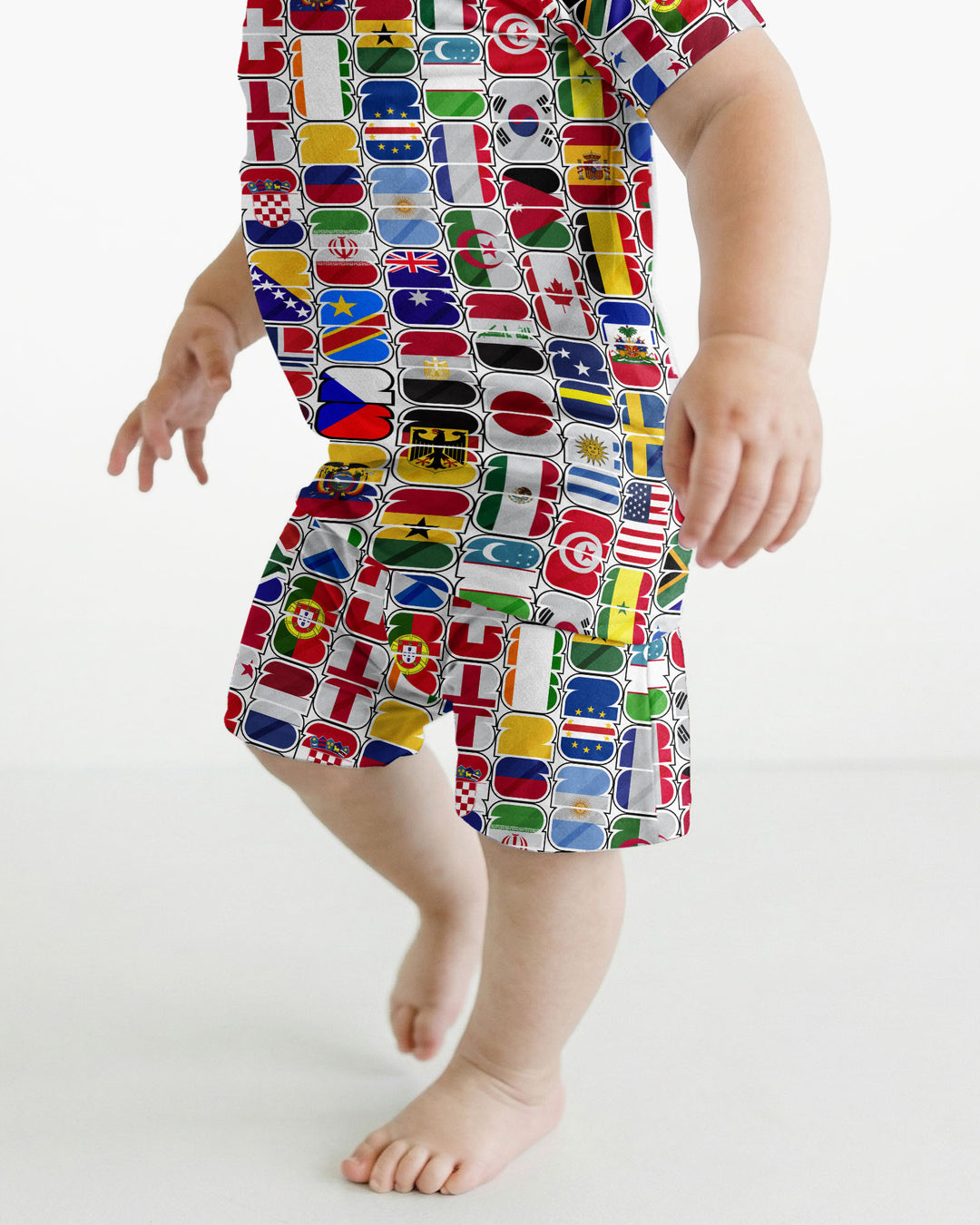 We Are 26 Family Matching Bamboo Two Piece Short Sleeve Shorts Pajama Set