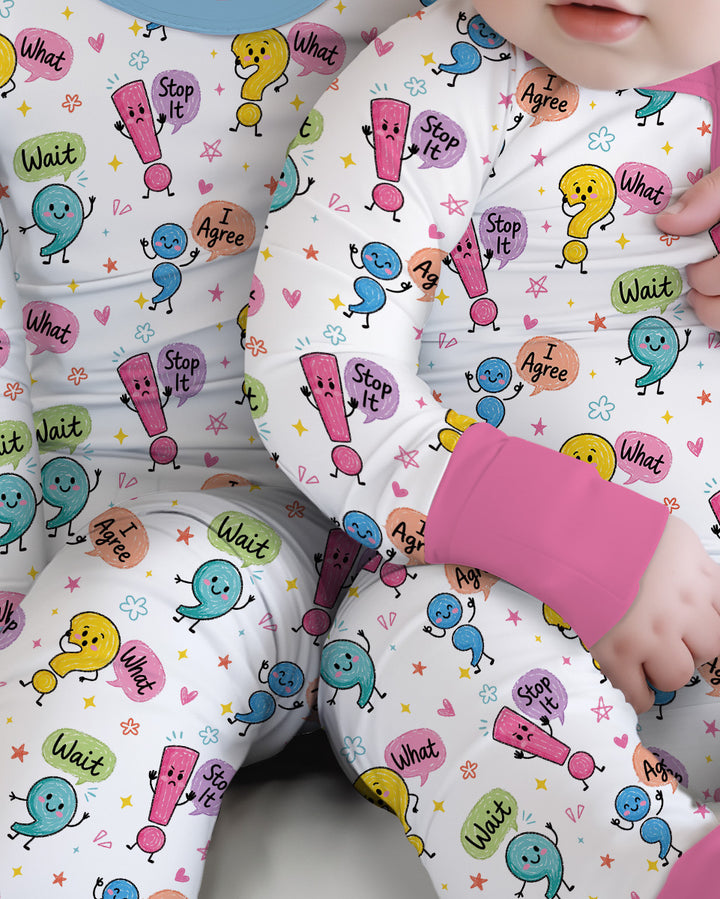 Punctuation Emotion Bamboo Convertible Zippy