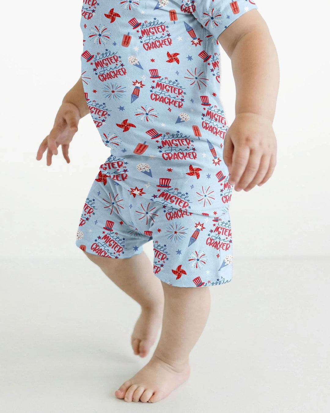 Conjunto de Pijama de Dos Piezas de Bambú con Mangas Cortas y Pantalones Cortos