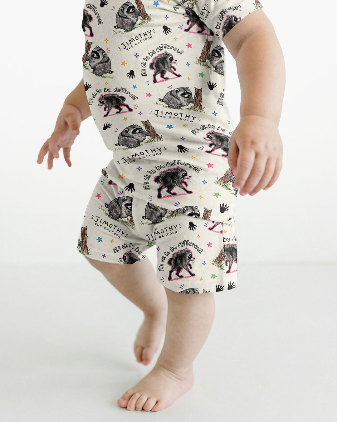It's Okay to be Jimothy Bamboo Two Piece Short Sleeve Shorts Pajama Set