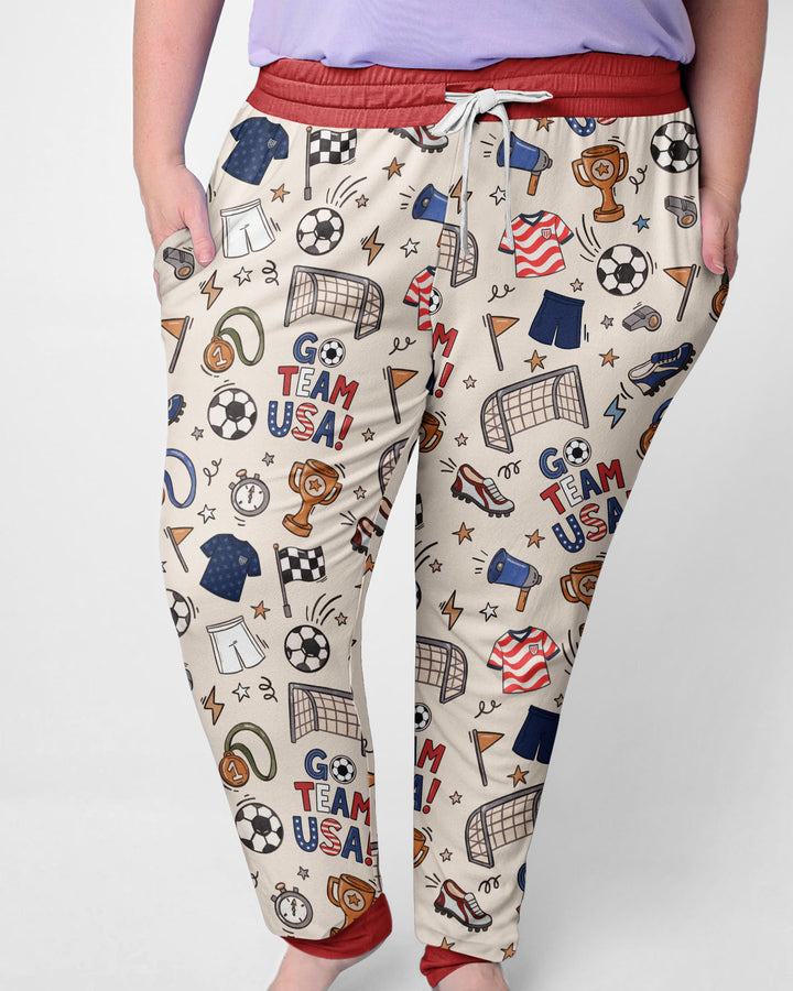 Soccer Go Team USA Bamboo Women Pajama Set