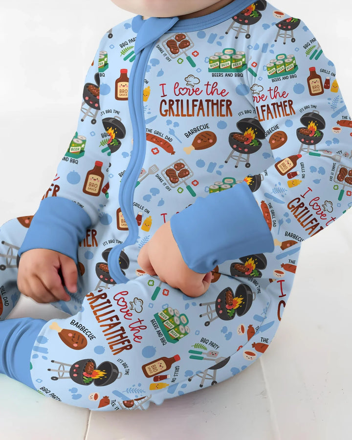 Gerippte Babykleidung mit individuellem Foto - Weich &amp; Skizzenhaft