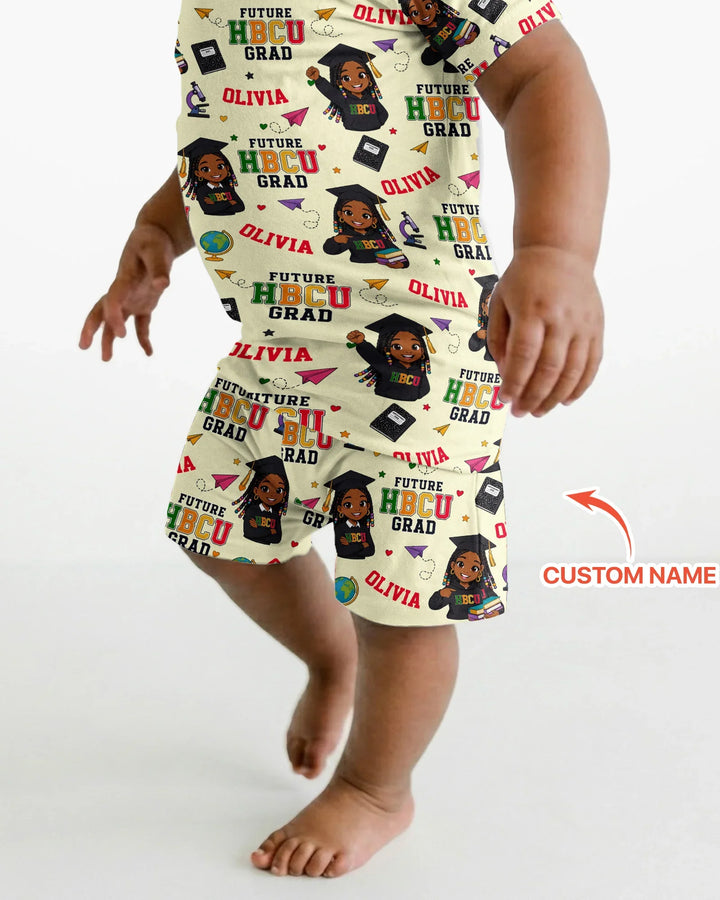 Conjunto de Pijama de Dos Piezas de Bambú con Mangas Cortas y Pantalones Cortos