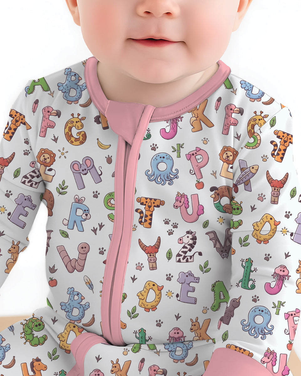 Animals Alphabet Bamboo Convertible Zippy