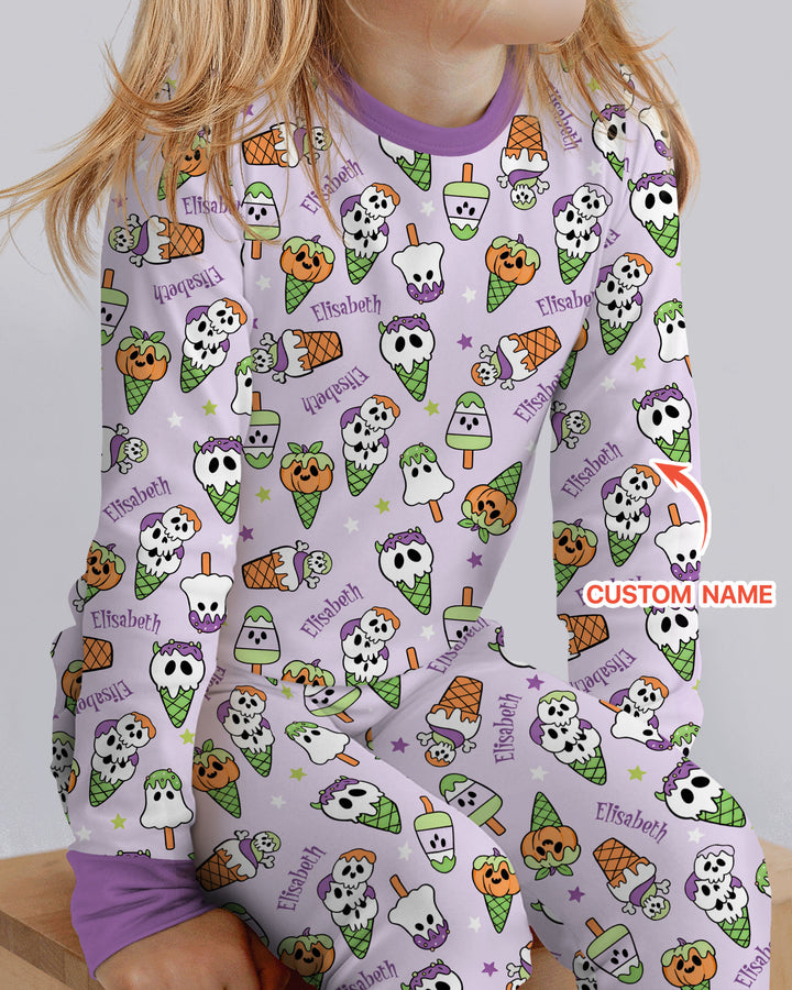 Conjunto de pijama de dos piezas de bambú con mangas largas, plantilla PERSONALIZADA