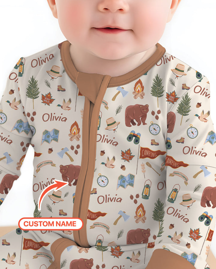 Gerippte Babykleidung mit individuellem Foto - Weich &amp; Skizzenhaft